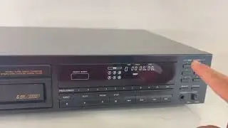 Denon DCM‑444 6‑Disc CD Changer Player 1990 | For Parts