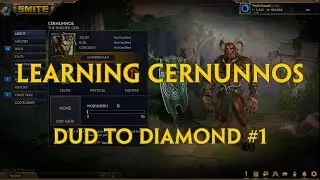 Learning a New God! | Smite Season 10 | Dud to Diamond - Cernunnos #1