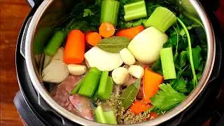 How to make Pressure Cooker Chicken Stock {Instant Pot}