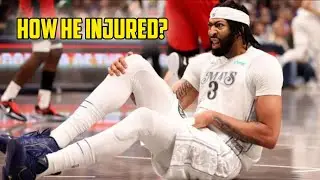Anthony Davis goes off injured on Dallas Mavericks debut #AnthonyDavis