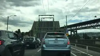 60 Seconds in Seattle - University Bridge Lowering - June 1, 2018