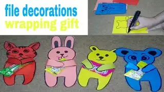 candy wrapping ideas / project file front page decorations|| very easy to make and draw