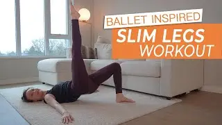8 Minutes | Slim Legs Workout | Ballet Inspired