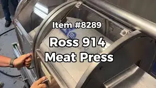 Refurbished Ross Uniform Meat Press- Item #8289- M&M Equipment Corp.