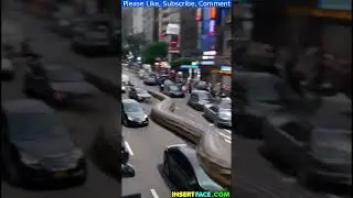Giant Python Causes Chaos in City Traffic! AI generated #ai