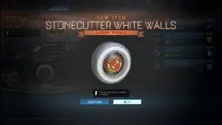 Rocket League&reg; Wheels:  STONECUTTER WHITE WALLS