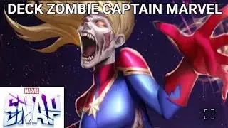 DECK PING PONG DESTRU ZOMBIE CAPTAIN MARVEL - MARVEL SNAP