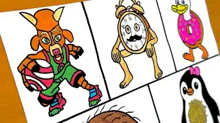 Drawing NEW ITALIAN BRAINROT: Goat, Clackacluckuru, Sigma Girl