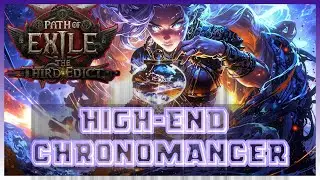 [POE2] Kill Everything in One Time Stop  INSANE DMG Chronomancer Build Update For High End Game
