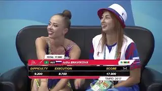 Yulia Bravikova Clubs Final - Universiade 2017