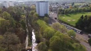 Drone flight Dalmuir Park Clydebank with Bebop 2