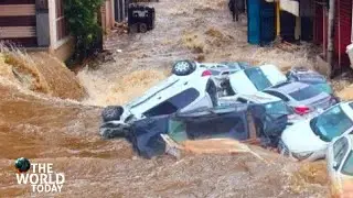 Flash flooding again in the Lake Como area, Italy | The World Today
