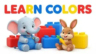 Learn Colors with Cute Animals for Babies | BABY BUZZ BOX