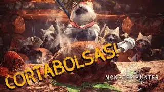 Guía Cortabolsas! Partes de monstruos gratis! Monster Hunter World!
