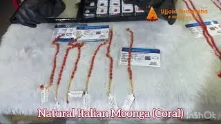 Natural Italian Moonga (Coral) gems,malas, bracelets with certificate इटालियन मूंगा रत्न #mangal