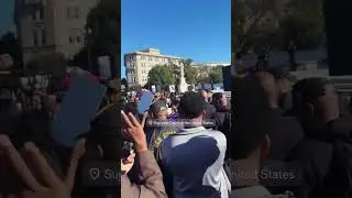 Demonstrators rally for Voting Rights Act outside Supreme Court