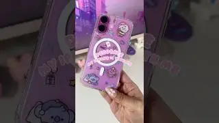 Unboxing pink iPhone 16 📱🎀✨ #iPhone16 #iphone16unboxing #pinkiphone #youtubeshorts #bt21 #cute