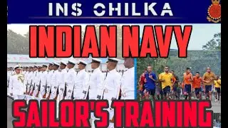 Indian Navy sailor's training at INS Chilka
