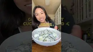 ЛУЧШИЙ салат из огурцов и греческого йогурта 🥒