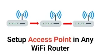 How to setup Access Point mode in any WiFi Router | Access Point