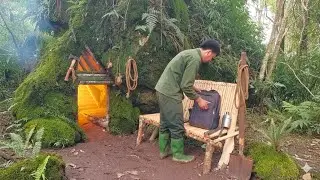 FULL VIDEOS: 10 days to build a secret shelter in the wilderness for survival