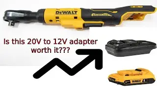 DeWalt 1/4 drive ratchet 12v with an adapter to reduce 20volts to 12volts, Is it worth it???