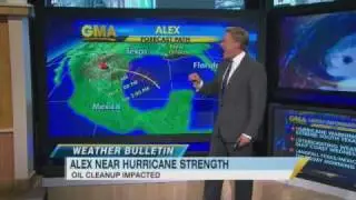 Tropical Storm Alex Threaten Coasts Along the Gulf of Mexico