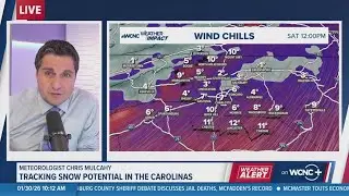 4-7 inches of snow possible in Charlotte, NC: 10:30 a.m. Friday winter storm update