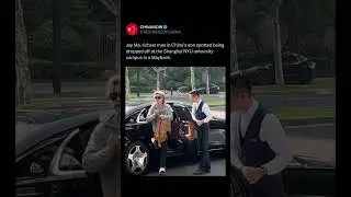 RICHEST man in China&rsquo;s son dropped off to school in a Maybach 🇨🇳
