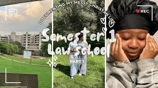Documenting my 1st Semester in law school | UJ | Part 1
