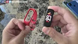 Replacing the watch bands - Samsung Galaxy Fit2.