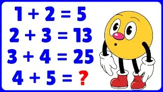 4 + 5 =❓ Sequ&ecirc;ncia L&oacute;gica Matem&aacute;tica | Voc&ecirc; Acerta? 🤔 | Racioc&iacute;nio L&oacute;gico Matem&aacute;tico