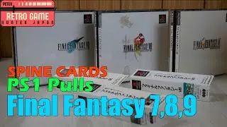 Final Fantasy 7+8+9 Ps1 ALL FOUND! with spine cards!