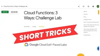 Cloud Functions: 3 Ways: Challenge Lab || short tricks || lab Solution