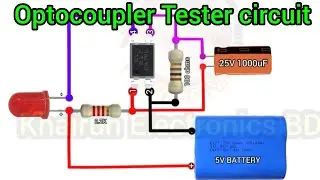 Optocoupler Tester circuit #khairunelectronicsbd