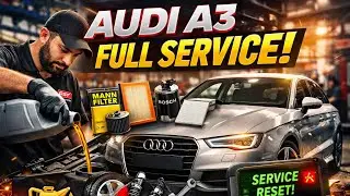 Полное техническое обслуживание Audi A3 в Лондоне | Замена масла, фильтров, осмотр и отмена ТО