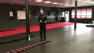 Battle Rope Split Jack Waves
