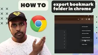 Export one folder bookmarks chrome | export  bookmark folder in chrome