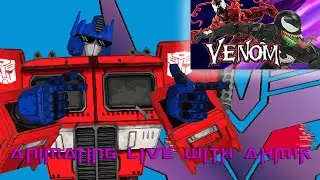 ANIMATING LIVE WITH AHM1K - VENOM VS CARNAGE