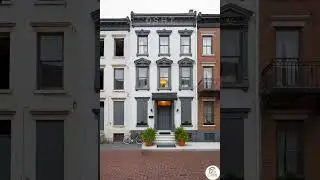 Old row house turned into a modern masterpiece ✨ #BeforeandAfter #HouseTransformation #renovation