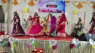 Rajsthani folk dance performance 11th standard students @vasant kunvarba vidhyalay #gandhinagar 