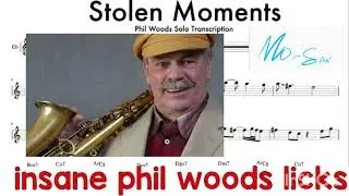 Phil Woods insane lick of Stolen moments #jazz #saxophone #jazzmusician 