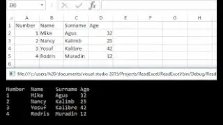 how to print excel data on console screen in c#||how to read data from excel file in c#