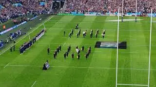 Flower of Scotland - Six Nations 2025. Scotland v Italy. 1 Feb 2025.