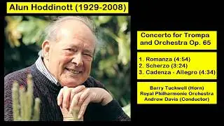 Alun Hoddinott (1929-2008) - Concerto for Trompa and Orchestra