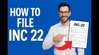 How to file INC 22 / MCA Compliance for change in address #how #charteredaccountant #finance