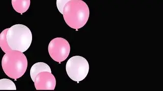 Celebrate Balloon black Screen Effects Video For klinemaster Editing