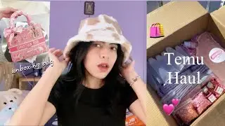Unpacking New Dior Bag👛| Girly Mini Temu Haul🛍️💁🏻&zwj;♀️