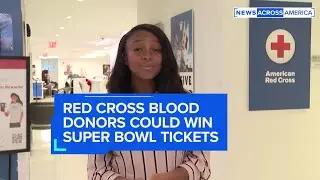 Red Cross blood donors could win Super Bowl tickets