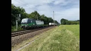 Macro of the freight train with Vectron 193 732 of RTB CARGO  #rtb #macro #trainspotting